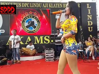 신티야 리스케의 매혹적인 당두트 댄스 퍼포먼스,인도네시아