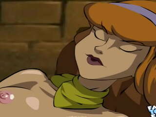 Sensuell pornografiska scener med Scooby Doo tecken