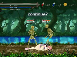 헨타이 애니메이션의 젊고 사랑스러운 소녀는 싸우는 소녀 사쿠라 헨타이 료나 섹스 게임의 맥락에서 설정된 괴물을 닮은 남자와 성행위에 참여합니다.