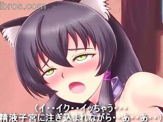 Hentai menina recebe fodido e coberto em esperma em cartoon pornô